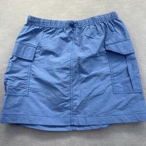 Art Class Blue Nylon Cargo Pocket Skirts Girls XL 14 Utility Windbreaker